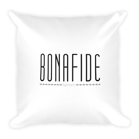 Bonafide Capricorn Pillow - Bonafide Zodiac Apparel