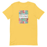 Light Floral Bonafide Scorpio  T-Shirt