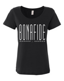 Bonafide Leo Ladies Sheer Scoopneck T-shirt - Bonafide Zodiac Apparel