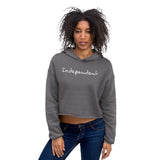 One Word to Describe Crop Hoodie (Sagittarius)