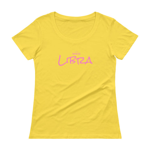 Bonafide Libra Scoopneck T-Shirt (Pink Edition)