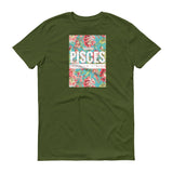 Light Floral Bonafide Pisces T-Shirt