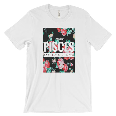 Floral Bonafide Pisces t-shirt