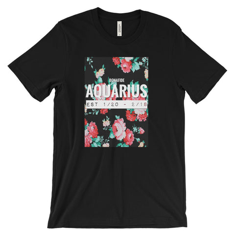 Floral Bonafide Aquarius t-shirt