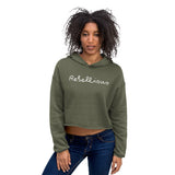 One Word to Describe Crop Hoodie (Aquarius)