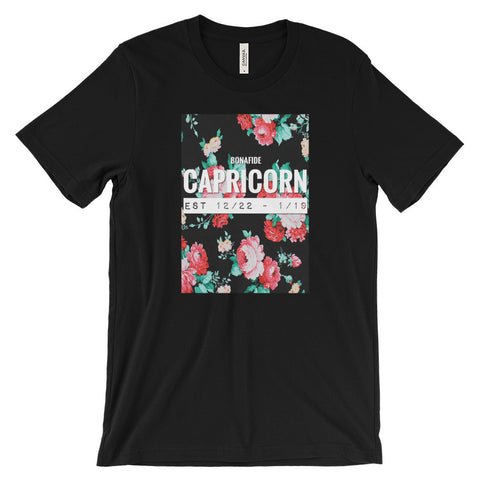 Floral Bonafide Capricorn t-shirt