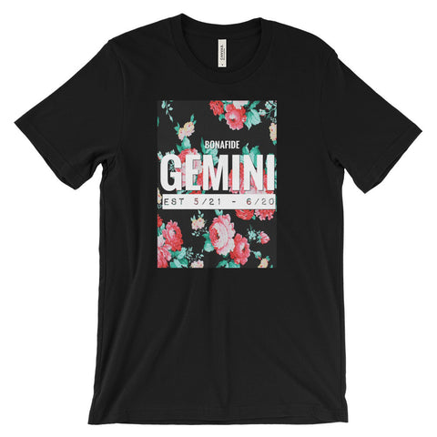 Floral Bonafide Gemini t-shirt