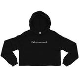 "One Word Describe" Crop Hoodie (Capricorn)